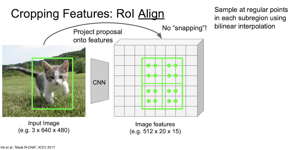 cropping features roi align