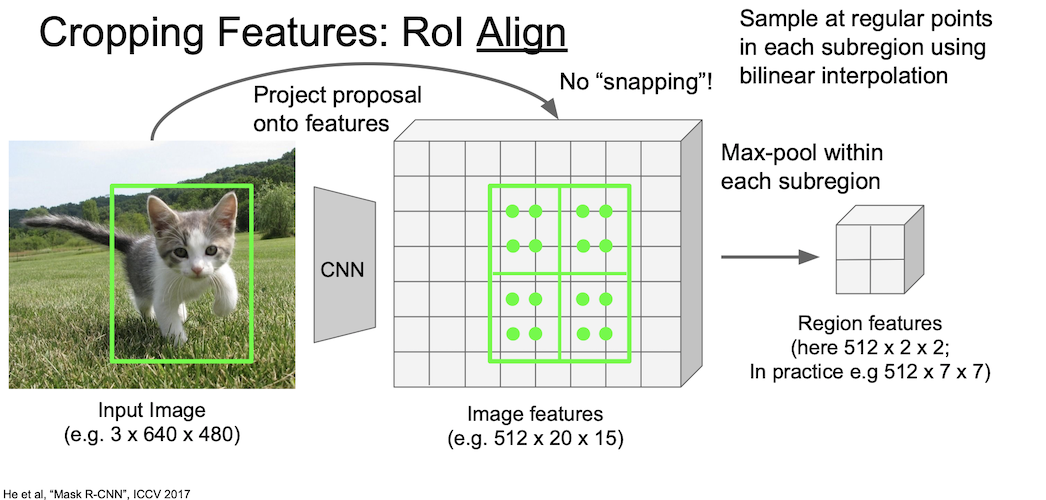 cropping features roi align