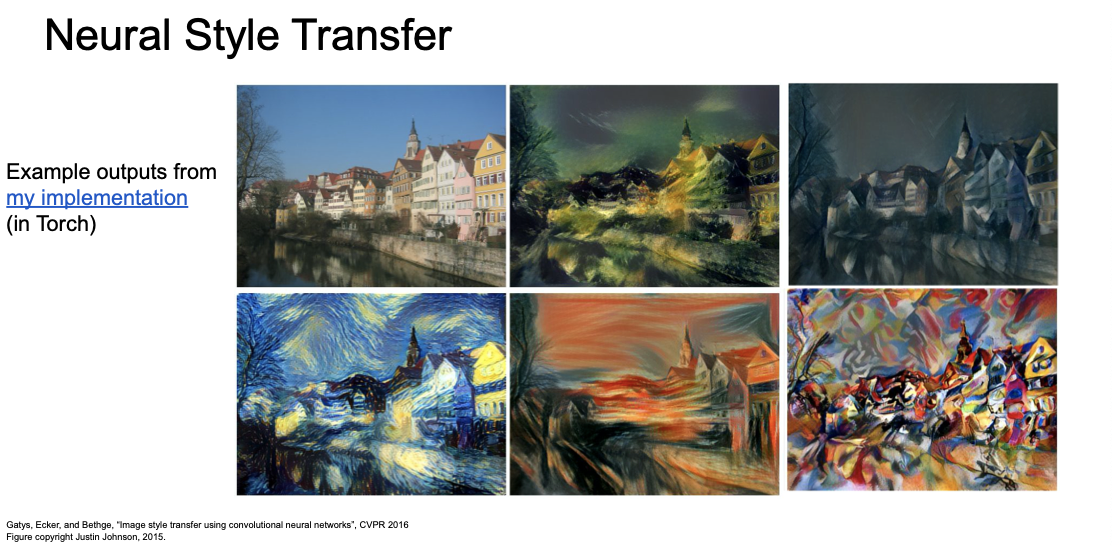 neural style transfer