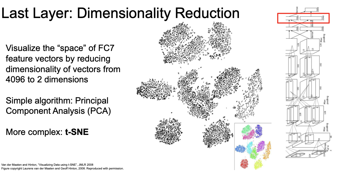 last layer dimensionality reduction